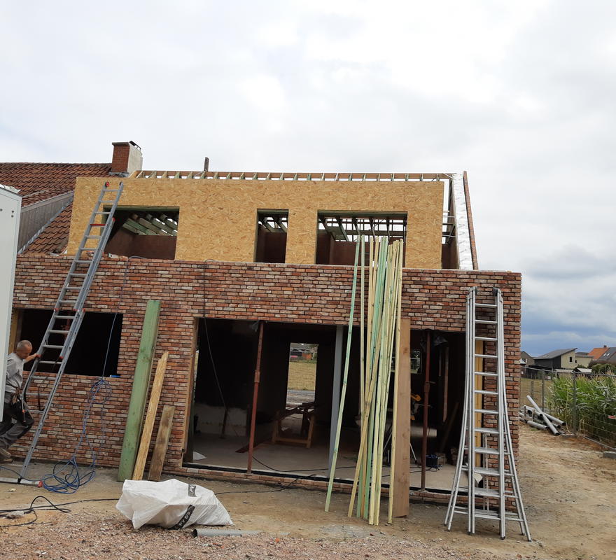 Verbouwen van een woning te Aarsele